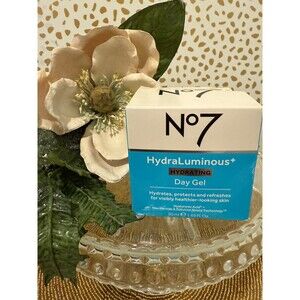 No7 HydraLuminous+ Day Gel 50ml NIB Retail: $24.99